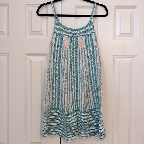 Crochet Linen blend Dress - Picture 4 of 6